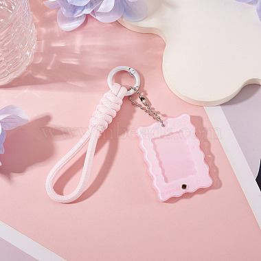 Polyester & Acrylic Photo Frame Keychains(KEYC-TAC0030-11B)-4