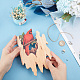Wood Animal Hanging Ornaments(HJEW-WH0053-08E)-5