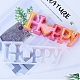 Word HAPPY DIY Candle Holder Silicone Molds(SIL-F008-02A)-3