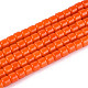Opaque Solid Color Glass Beads Strands(GLAA-N065-4x4mm-C03)-1