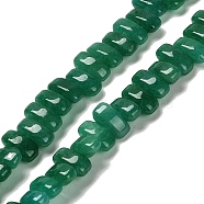 Dyed Natural Malaysia Jade Beads Strands, Rectangle, 9x4x4.5mm, Hole: 1mm, about 93pcs/strand, 15.28 inch(38.8cm)(G-Q167-B24-01)