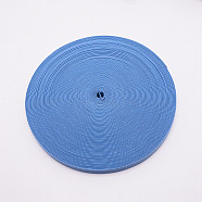 Polyester Resistance Elastic Cord, Overlock Ribbon, Cornflower Blue, 15x1mm, 30yard/roll(EW-WH0003-03D)