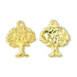 Tibetan Style Alloy Pendant, Cadmium Free & Lead Free, Tree, Golden, 22x17x2mm, Hole: 2mm(QQ-LF10394Y-G)