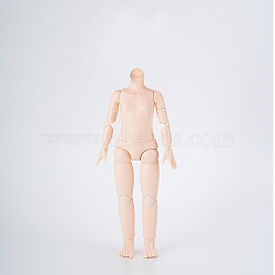 Plastic Girl Action Figure Body, without Head, for BJD Doll Accessories Marking, Pink, 260mm(PW-WG51955-09)