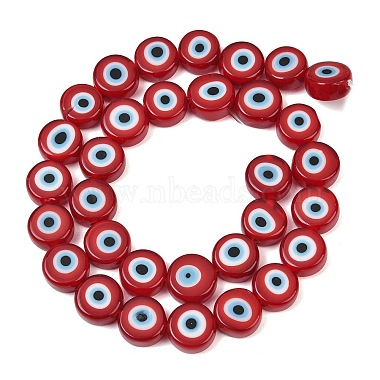 Handgemachte evil eye Glasperlen(LAMP-C028-02D)-2