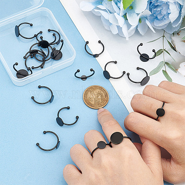 20Pcs 4 Size  304 Stainless Steel Open Cuff Ring Components(RJEW-UN0002-61)-3