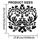 US 1Pc PET Hollow Out Drawing Painting Stencils(DIY-MA0003-18A)-2