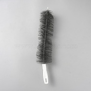 Plastic & Nylon Brushes, Cleaning Tool, Gray, 400x80mm, Hole: 19x5.5mm(TOOL-WH20001-06A)