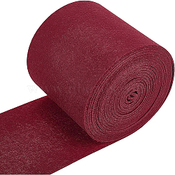 Non Woven Fabric Embroidery Needle Felt for DIY Crafts, Dark Red, 140x3mm, about 6m/roll(DIY-WH0156-92T)