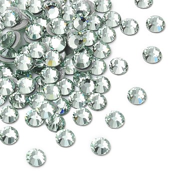 Preciosa&reg Crystal Hotfix Flatback Stones, Czech Crystal, Round(438 11 612 Chaton Rose VIVA 12 &reg), 50000 Chrysolite, SS12(3.3~3.5mm)