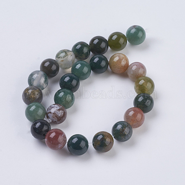 Chapelets de perles en agate indienne naturelle(X-G-G515-8mm-05)-2
