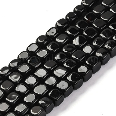 Cube Black Onyx Beads