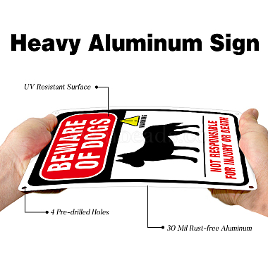 Уф-защищенный и водонепроницаемый алюминиевый предупреждающие знаки(AJEW-GL0001-01B-06)-4