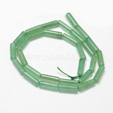 Natural Green Aventurine Column Beads Strands(G-F247-06A)-2