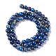 Chapelets de perles rondes en lapis-lazuli naturel(G-E262-01-6mm)-2