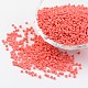 12/0 1.5~2mm Baking Paint Glass Seed Beads Loose Spacer Beads(X-SEED-S001-K16)-1