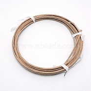 Steel Wire, with Paper Parcel, Sofa Accessories, Tan, 6 Gauge(4mm), 10m/bundle(DIY-WH0204-60)
