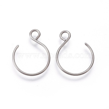 304 Stainless Steel Earring Hooks(STAS-O119-10P-B)-2