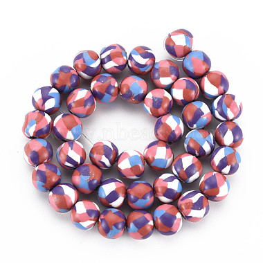 Handmade Polymer Clay Beads Strands(CLAY-N008-054-02)-2