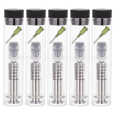 Silver Glass Irrigation Syringe
