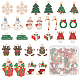 56Pcs 14 Style Christmas Style Alloy Enamel Pendants(ENAM-SC0003-73)-1