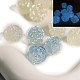 Luminous Plating Acrylic Beads(PW-WG10111-01)-1