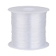 0.6mm White Tone Beading Nylon Wire Fishing Line Wire(X-NWIR-R0.6MM)-1