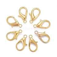 Zinc Alloy Lobster Claw Clasps, Parrot Trigger Clasps, Cadmium Free & Nickel Free & Lead Free, Golden, 21x12mm, Hole: 2mm(E107-G-NF)