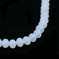 rangées de perles d'opale, facettes, rondelle, 3x2 mm, trou: 0.5 mm, environ 147 pcs / brin, {1 pouce