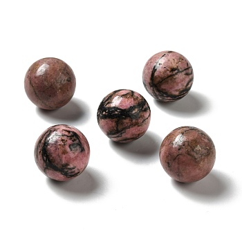 Natural Rhodonite Beads, No Hole/Undrilled, Round, 25~25.5mm