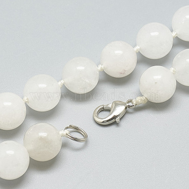 Colliers de perles en cristal de quartz naturel(NJEW-S405-07)-2