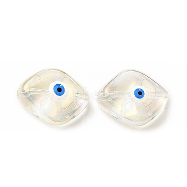 White Horse Eye Glass Beads