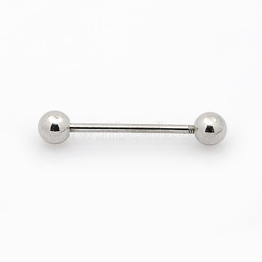 316L Surgical Stainless Steel Tongue Rings(AJEW-P002-02)-2