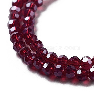 Electroplate Transparent Glass Beads Strands(EGLA-A035-T3mm-A02)-3