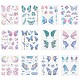 12 Sheets 12 Style Butterfly Theme Cool Sexy Body Art Removable Temporary Tattoos Paper Stickers(MRMJ-GF0001-37)-1