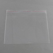 OPP Cellophane Bags, Rectangle, Clear, 14x16cm, Unilateral Thickness: 0.035mm, Inner Measure: 11x16cm(X-OPC-S015-03)