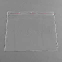 OPP Cellophane Bags, Rectangle, Clear, 14x16cm, Unilateral Thickness: 0.035mm, Inner Measure: 11x16cm(X-OPC-S015-03)