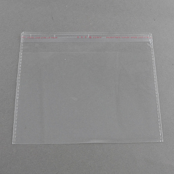 OPP Cellophane Bags, Rectangle, Clear, 14x16cm, Unilateral Thickness: 0.035mm, Inner Measure: 11x16cm