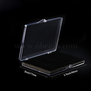 Прямоугольные прозрачные акриловые коробки для хранения бриллиантов(CON-WH0092-35A)-2
