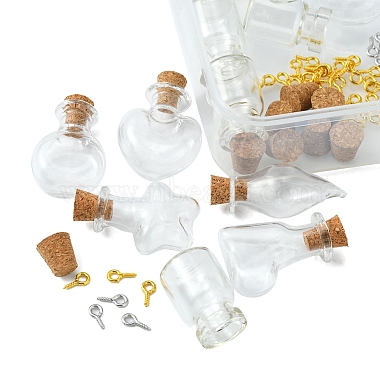 Набор для изготовления кулона из бутылки желаний своими руками(DIY-FS0003-76)-3