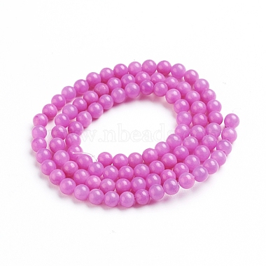 Natural Mashan Jade Round Beads Strands(X-G-D263-4mm-XS30)-2