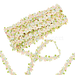 Flower Polyester Trim Ribbon, for Curtain Lace Trimmings, Misty Rose, 3/4 inch(20mm)(OCOR-GF0001-17E)