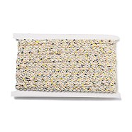 Polyester Wavy Lace Trim, for Curtain, Home Textile Decor, Yellow, 3/8 inch(9mm)(OCOR-K007-03A)