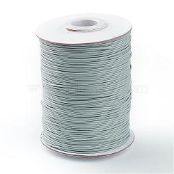 Korean Waxed Polyester Cord, Light Grey, 1mm, about 85yards/roll(YC1.0MM-A128)