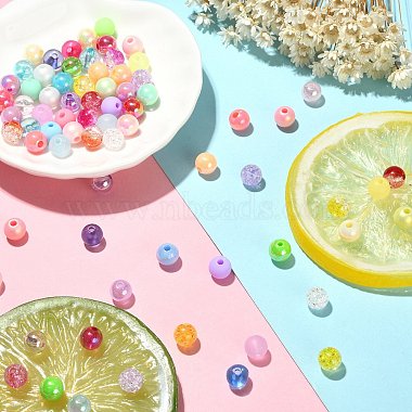 200Pcs 10 Styles Opaque Acrylic Beads(MACR-CJ0001-46)-5