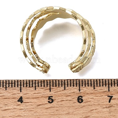 offene Manschettenringe aus Messing(RJEW-F215-04G)-4