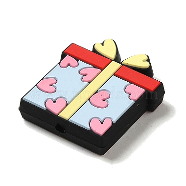 Valentine's Day Gift Box Food Grade Eco-Friendly Silicone Focal Beads(SIL-Q022-04A)-2