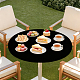 1pc nappe ronde en polyester(AJEW-CN0001-61)-5