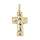 Brass Split Big Pendants(KK-CBACA9B-09G)-1