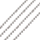 3.28 pie 304 cadenas de bolas de acero inoxidable(X-CHS-A002B-2.4mm)-1